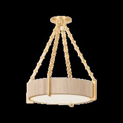 Quebec Chandelier, Gold Leaf