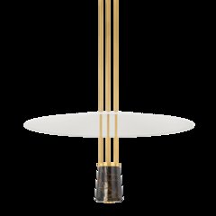 Barnegat Pendant, Aged Brass