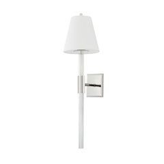 Martina Wall Sconce, Polished Nickel