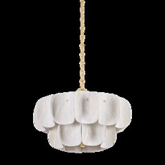 Amalfi Chandelier, Vintage Gold Leaf