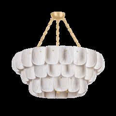 Amalfi Chandelier, Vintage Gold Leaf