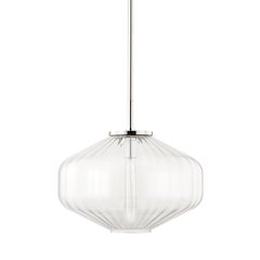 Bennett Pendant, Polished Nickel