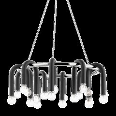 Whit Chandelier, Polished Nickel