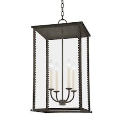 Zuma Exterior Pendant, French Iron