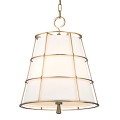 Savona Pendant, Aged Brass