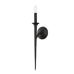 Luca Wall Sconce, Black Iron