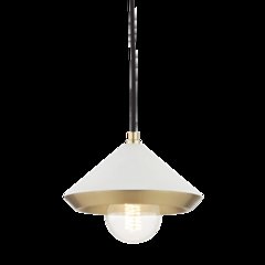 Marnie Pendant, Aged Brass