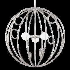 Alanis Chandelier, Polished Nickel