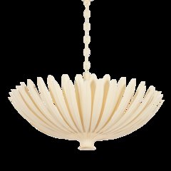 Whitfield Chandelier, Cream Plaster
