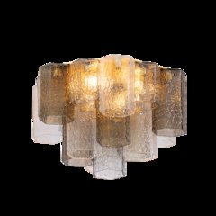 Helsinki Semi Flush, Vintage Gold Leaf
