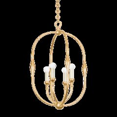 Baltic Pendant, Vintage Gold Leaf