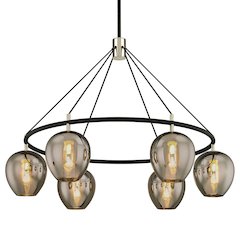 Iliad Chandelier, Texture Black