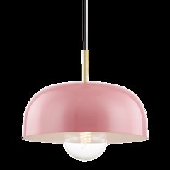 Avery Pendant, Aged Brass