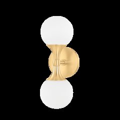 Astoria Wall Sconce, Aged Brass