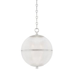 Sphere No. 3 Pendant, Polished Nickel