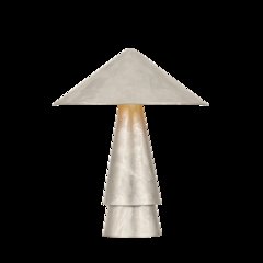 Foxton Table Lamp, Warm Silver Leaf