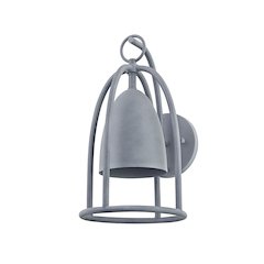 Wisteria Exterior Wall Sconce, Weathered Zinc