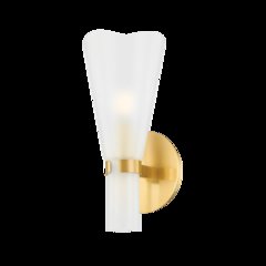 Pine Island Wall Sconce, Aged Brass