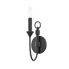 Cate Wall Sconce, Forged Iron