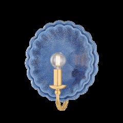 Paulette Wall Sconce, Aged Brass