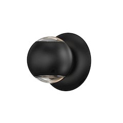 Hemisphere Wall Sconce, Texture Black