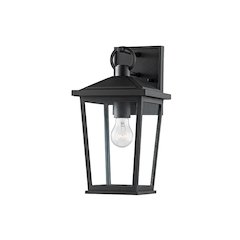 Soren Exterior Wall Sconce, Texture Black