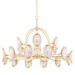 Danes Chandelier, Vintage Gold Leaf
