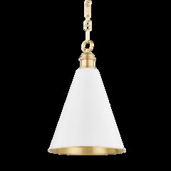 Fenimore Pendant, Aged Brass