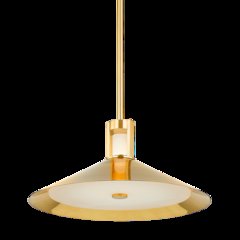 Clermont Pendant, Aged Brass