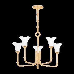 Montclair Chandelier, Vintage Gold Leaf