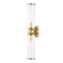 Malone Wall Sconce, Aged Brass