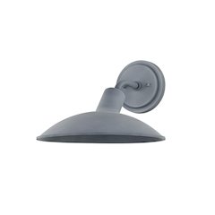 Otis Exterior Wall Sconce, Weathered Zinc