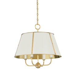 Cambridge Chandelier, Aged Brass