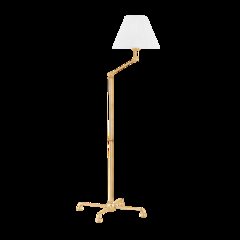 Classic No.1 Floor Lamp, Aged Brass
