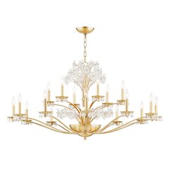 Beaumont Chandelier, Aged Brass
