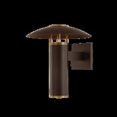 Birk Exterior Wall Sconce, Patina Brass