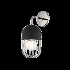 Haley Wall Sconce, Polished Nickel