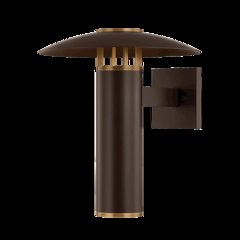 Birk Exterior Wall Sconce, Patina Brass
