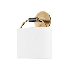 Pete Wall Sconce, Patina Brass