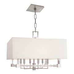 Alpine Chandelier, Polished Nickel