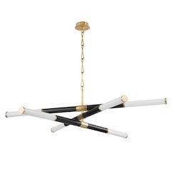 Huntington Chandelier, Aged Brass, Old Bronze