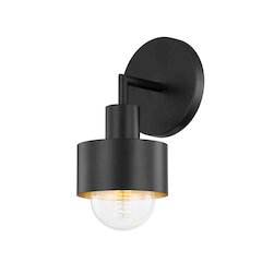 North Wall Sconce, Soft Black