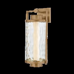 Haddock Wall Sconce, Patina Brass