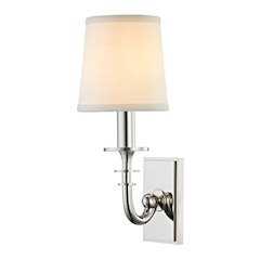 Carroll Wall Sconce, Polished Nickel