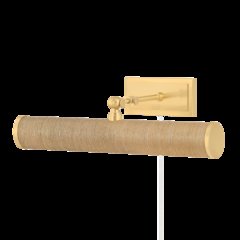 Holly Picture Light, Aged Brass