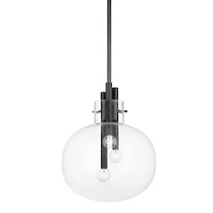 Hempstead Pendant, Black Brass