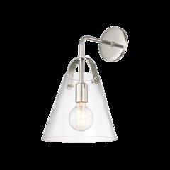 Karin Wall Sconce, Polished Nickel