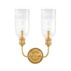 Lafayette Wall Sconce, Aged Brass