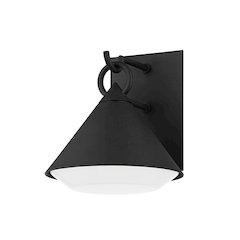 Catalina Exterior Wall Sconce, Texture Black