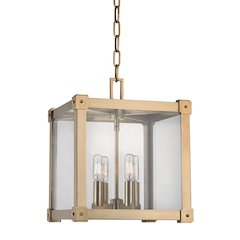 Forsyth Lantern, Aged Brass